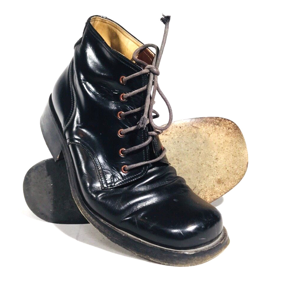 Vintage Dolce & Gabbana Womens Black Leather